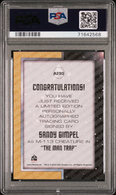 2018 Star Trek TOS Captain's Coll Autograph Sandy Gimpel Limited Auto PSA 10